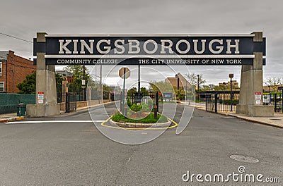 Kingsborough Community College - Brooklyn, New York Editorial Stock Photo